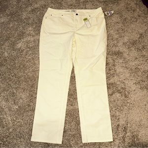 "Cloud" Corduroy Straight Leg Pants, Size 18